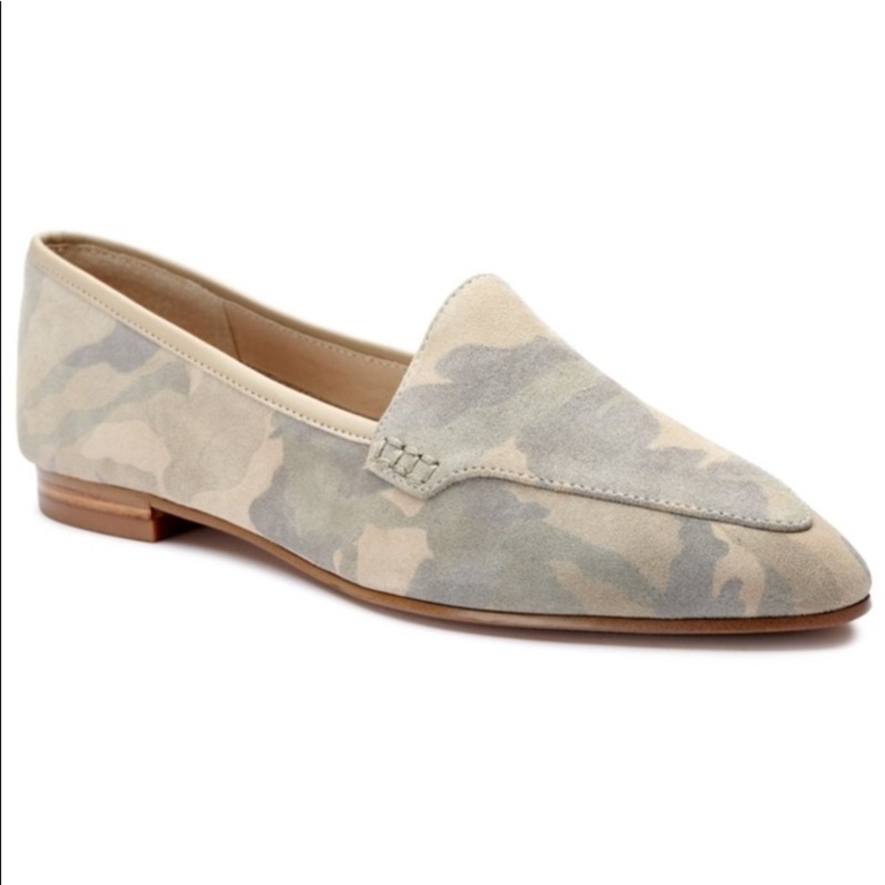 SANCTUARY Nordstrom Camo Loafers Leather Shoes